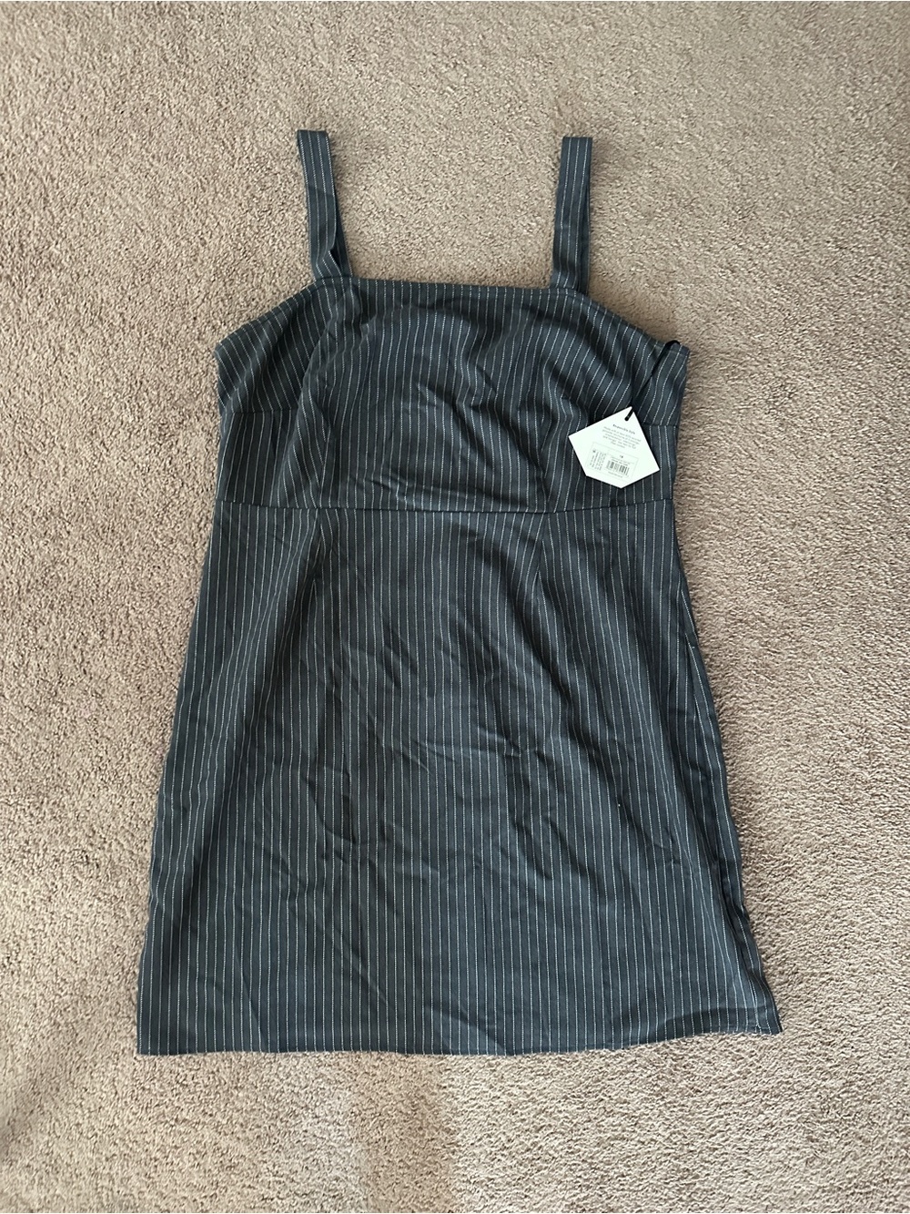 NWT Ava and Viv Pinstripe Sleeveless Sheath Dress